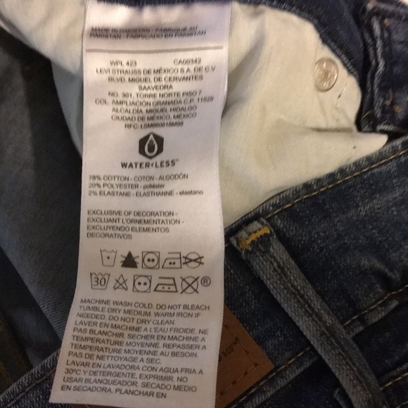 Levi Strauss signature gold jeans mid rise skinny women’s size 12 slim - Picture 6 of 6